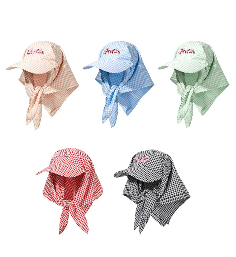 Amara Plaid Bandana Hats