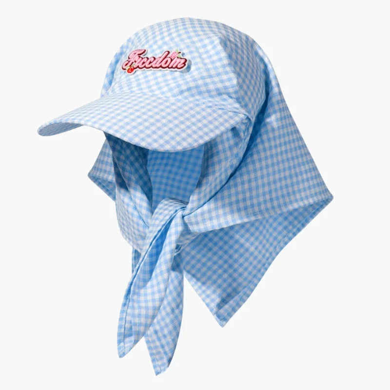 Amara Plaid Bandana Hats
