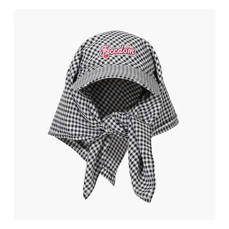 Amara Plaid Bandana Hats