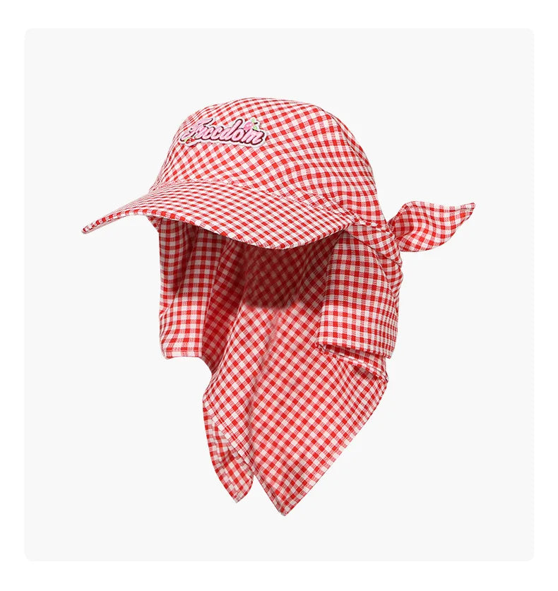 Amara Plaid Bandana Hats