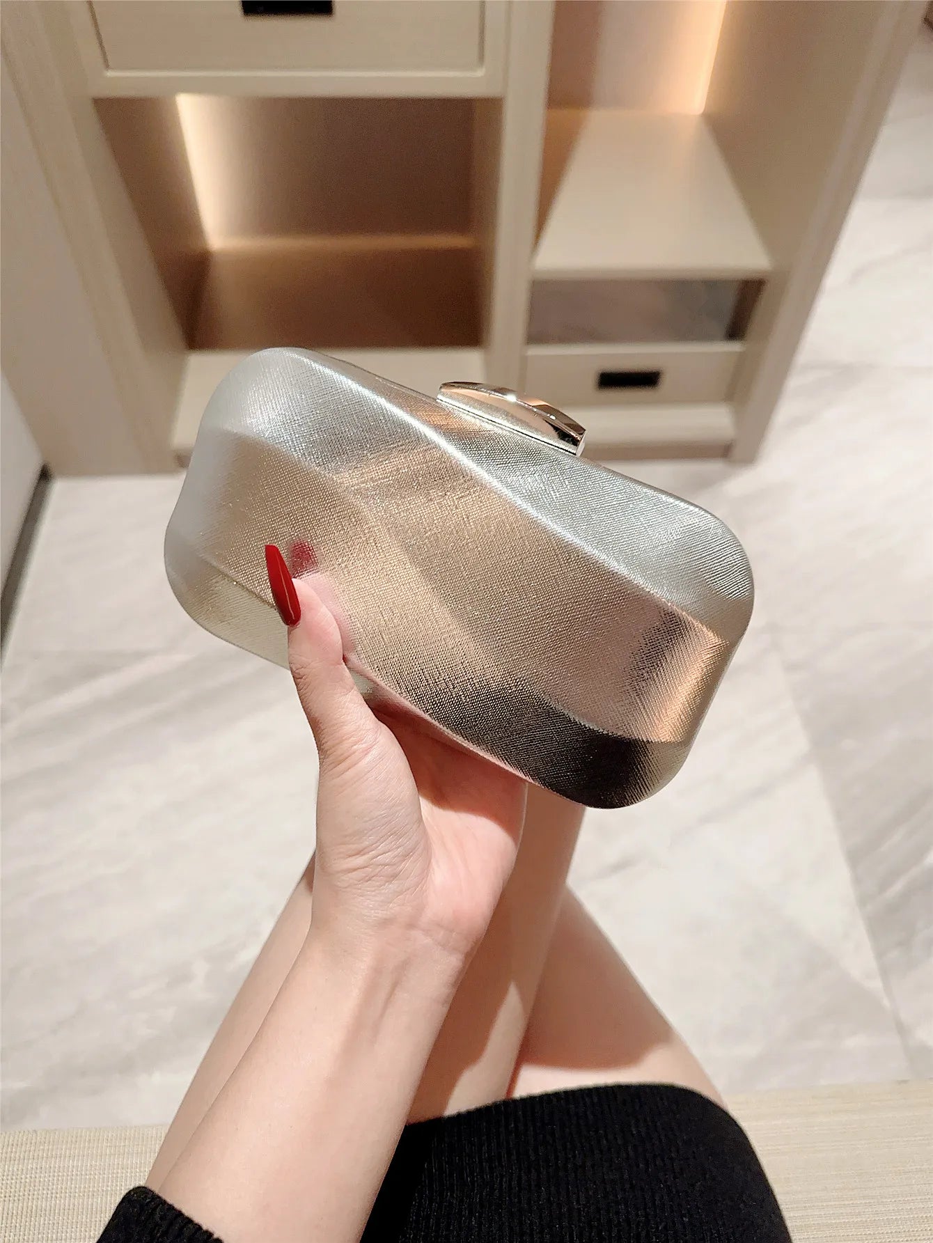 Golden Bar Handbag