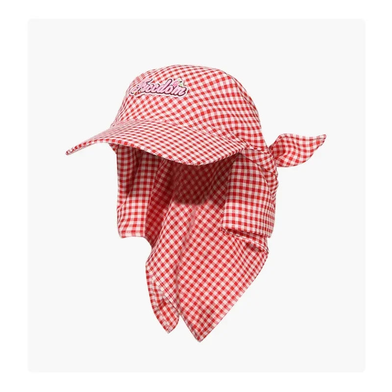 Amara Plaid Bandana Hats