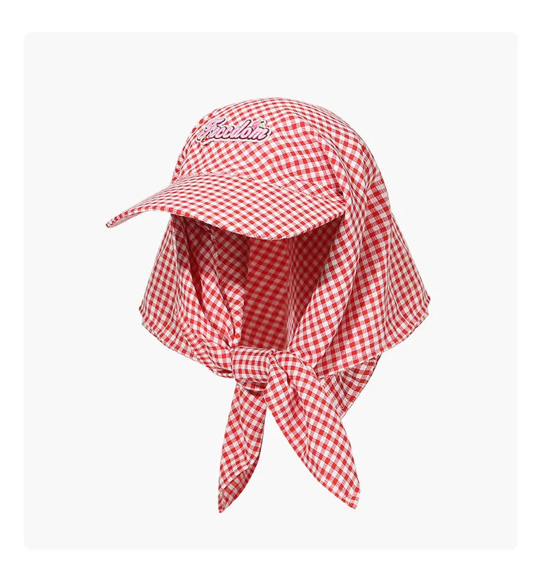 Amara Plaid Bandana Hats