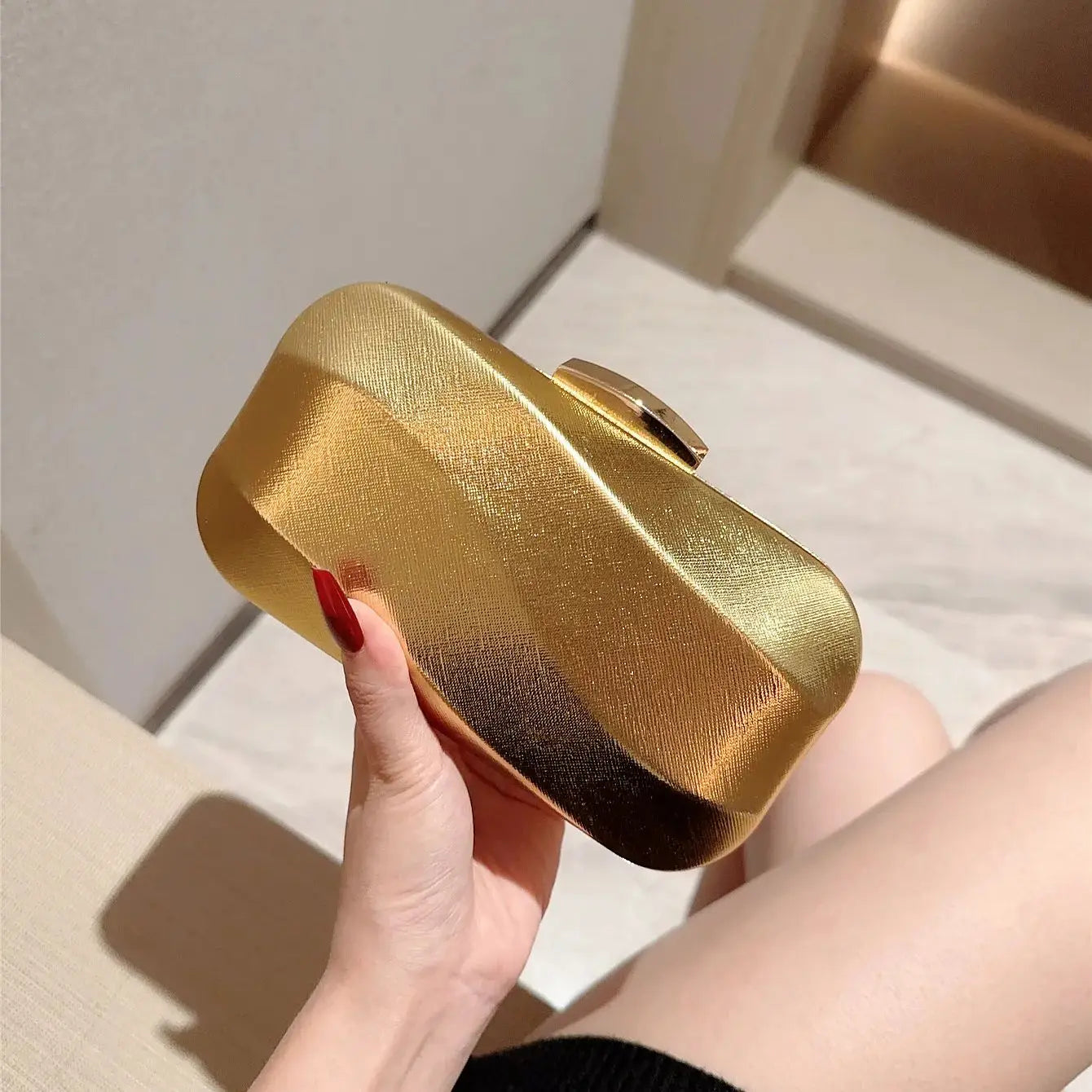 Golden Bar Handbag