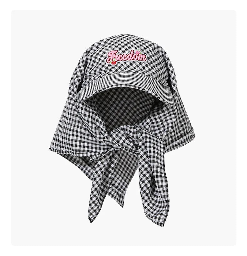 Amara Plaid Bandana Hats