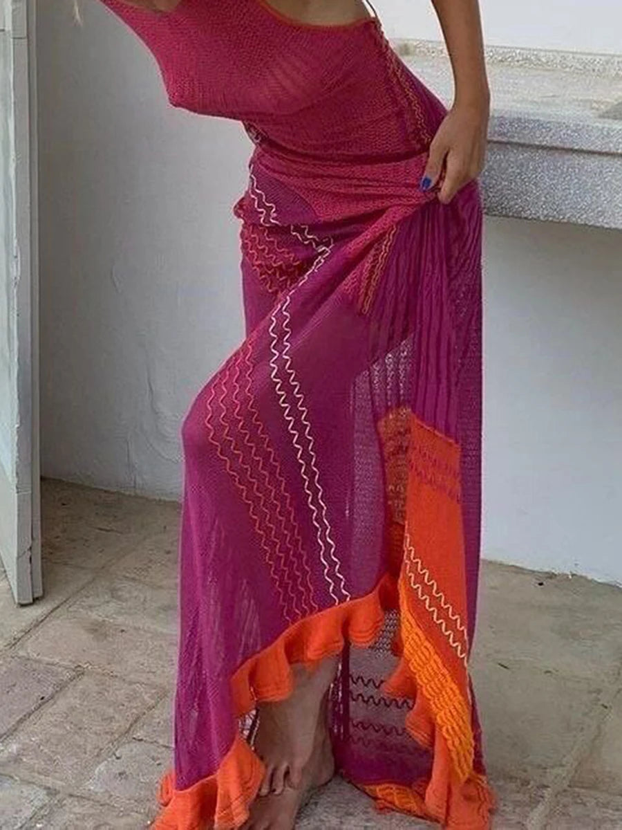 Crochet Knitted Dress