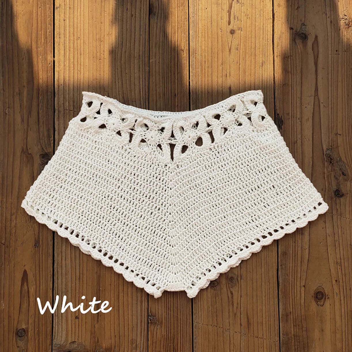 Crochet Cutout Swim Shorts