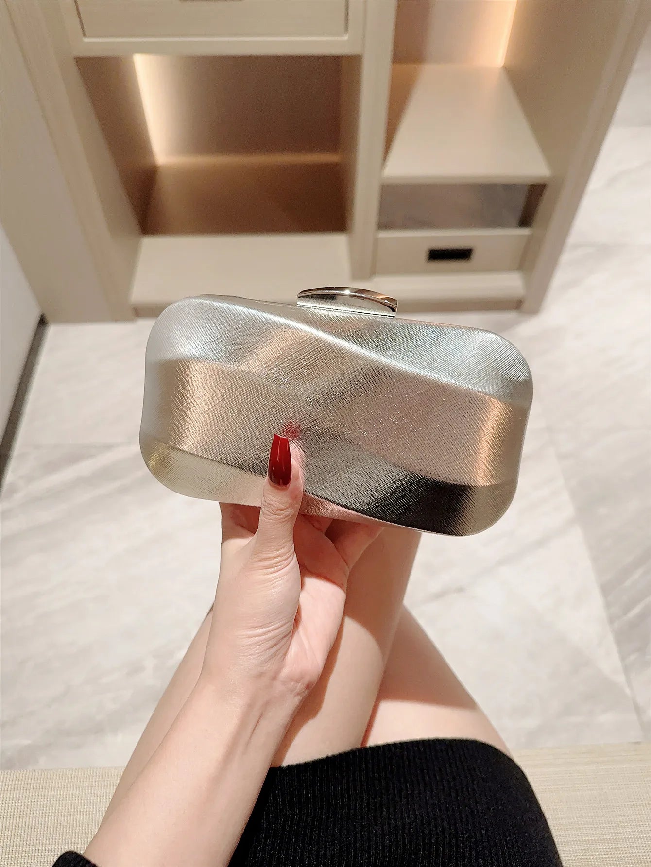 Golden Bar Handbag