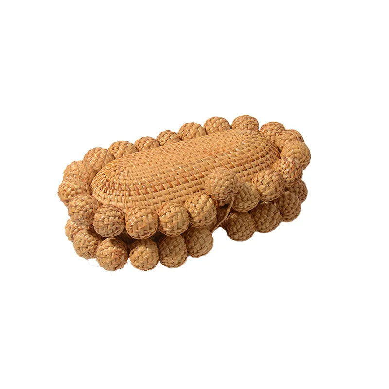 Boho Egg Cane Handbag