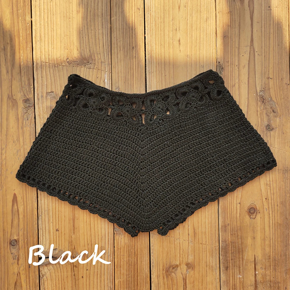Crochet Cutout Swim Shorts