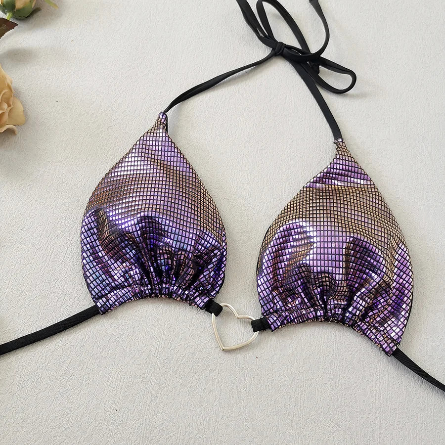 Madison Disco 3-piece Bikini Set