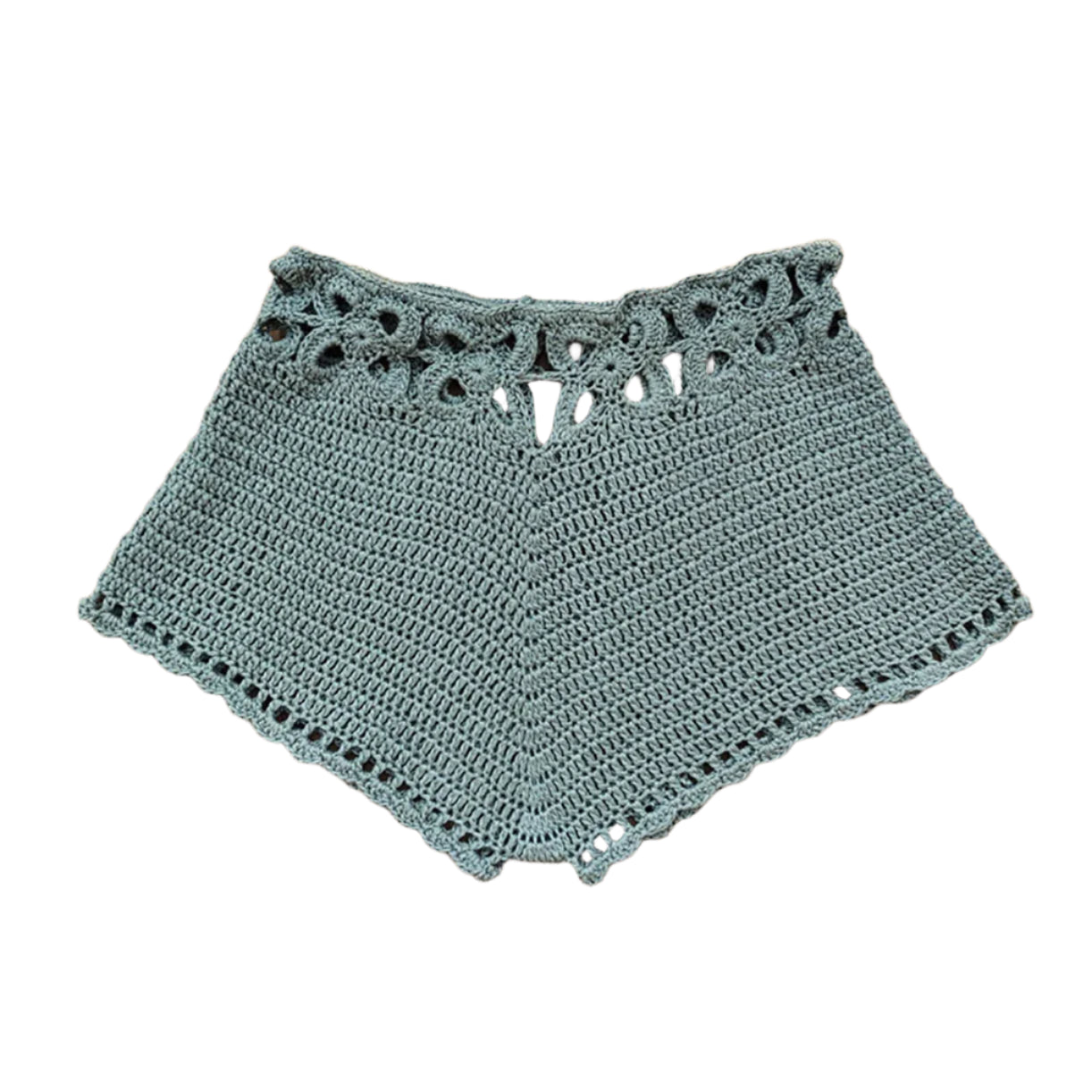 Crochet Cutout Swim Shorts