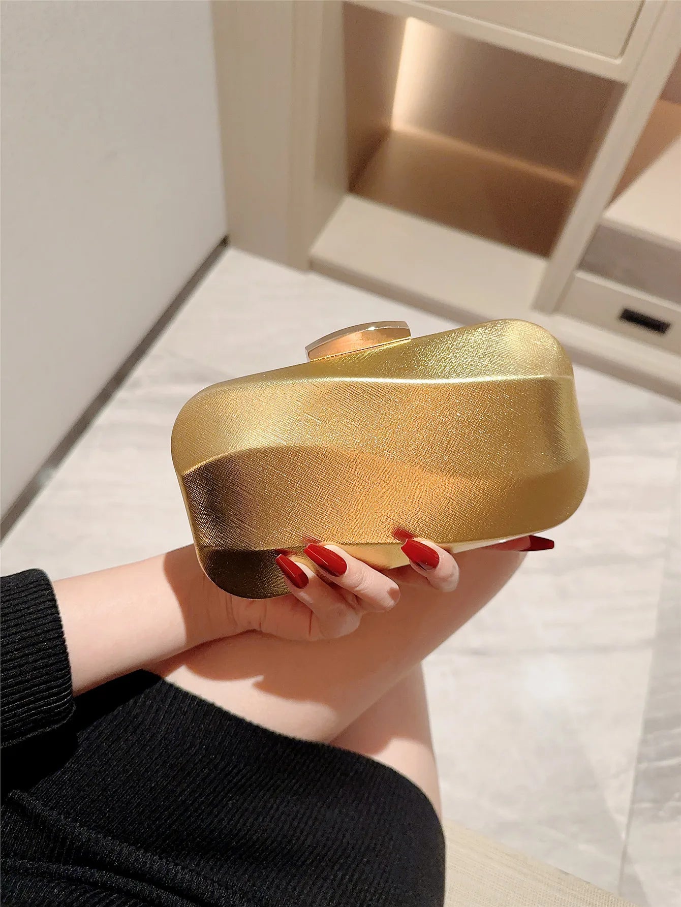 Golden Bar Handbag