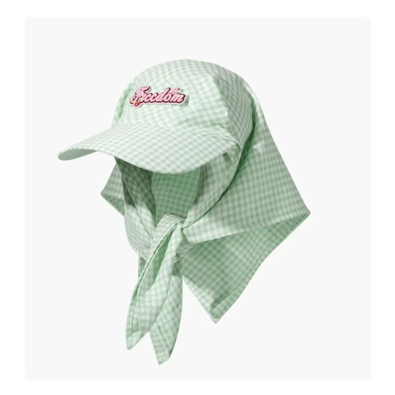 Amara Plaid Bandana Hats