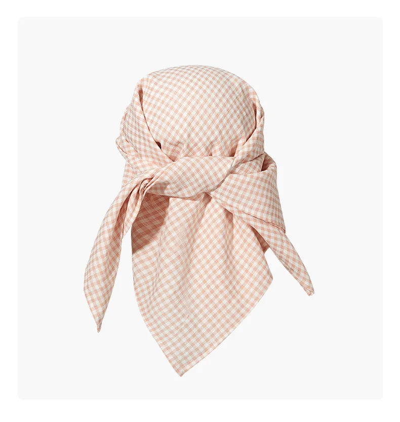 Amara Plaid Bandana Hats