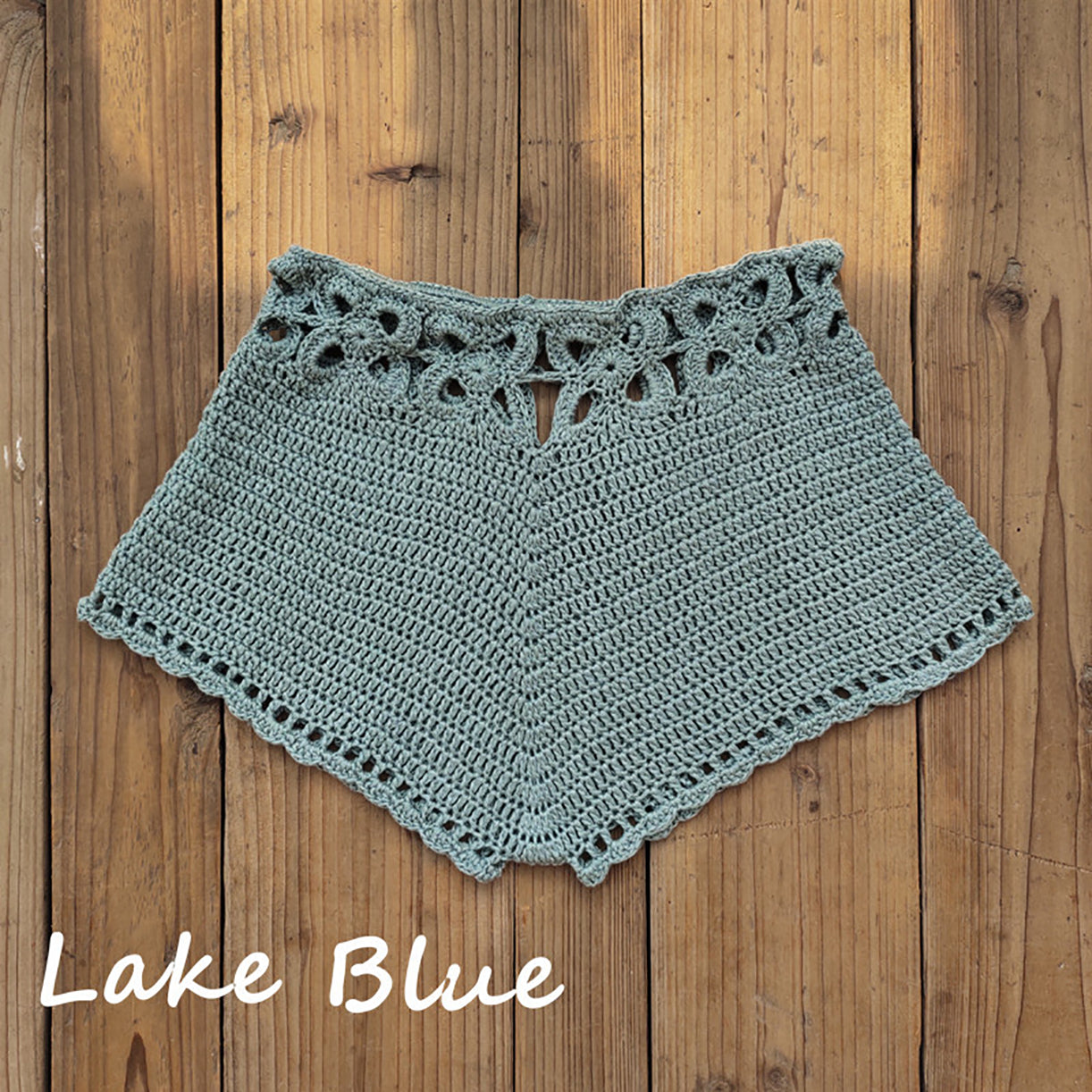 Crochet Cutout Swim Shorts