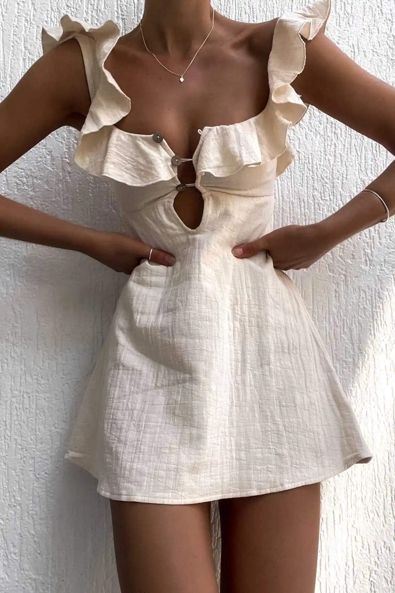 Holiday Retro Mini Beach Dress