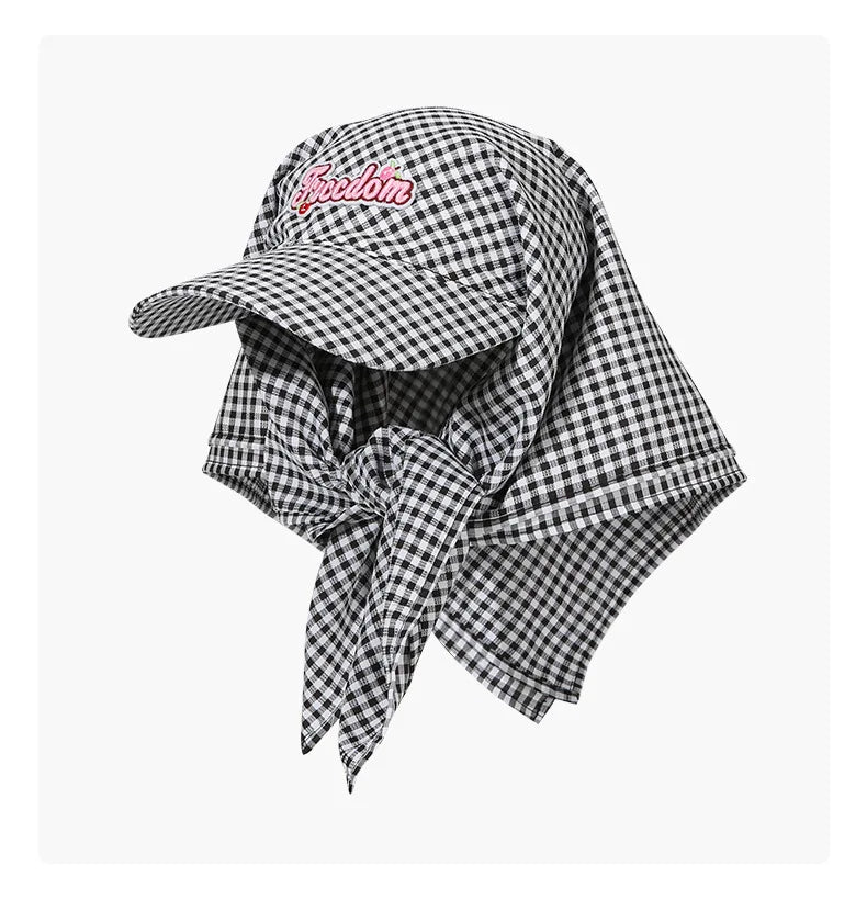Amara Plaid Bandana Hats