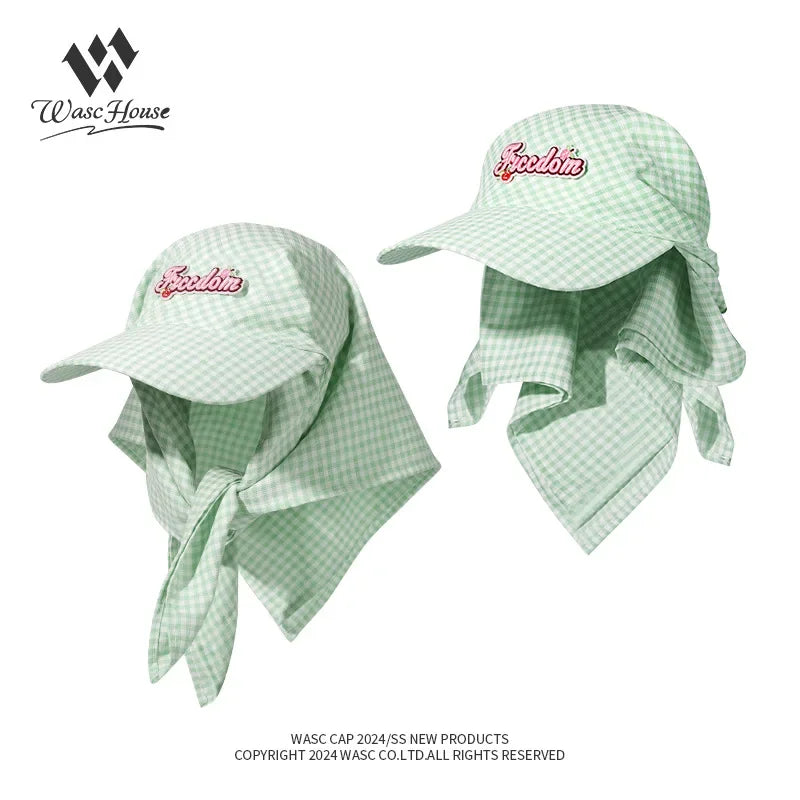 Amara Plaid Bandana Hats