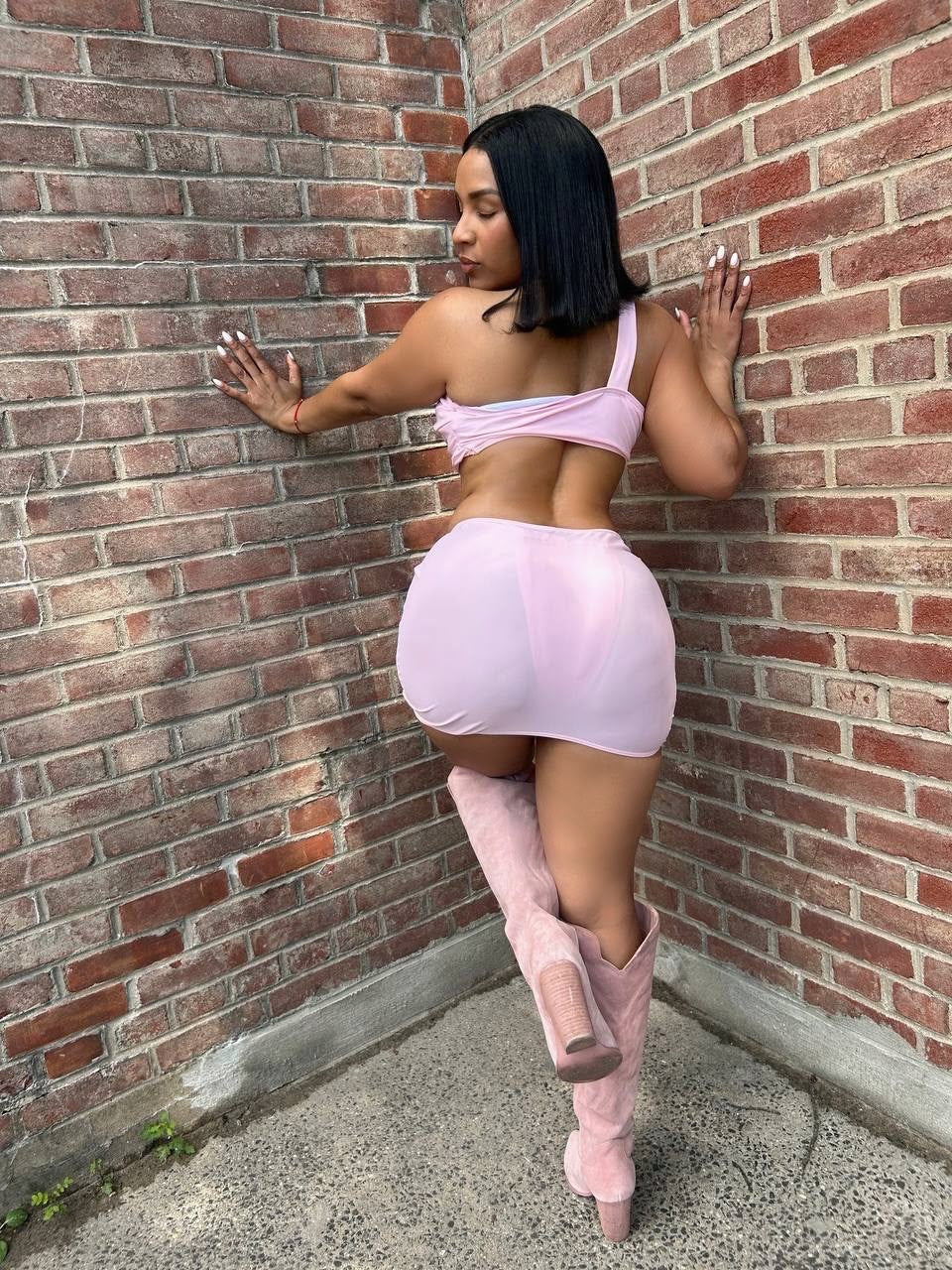 Pink Gladiator 3-Piece Swimsuit Set