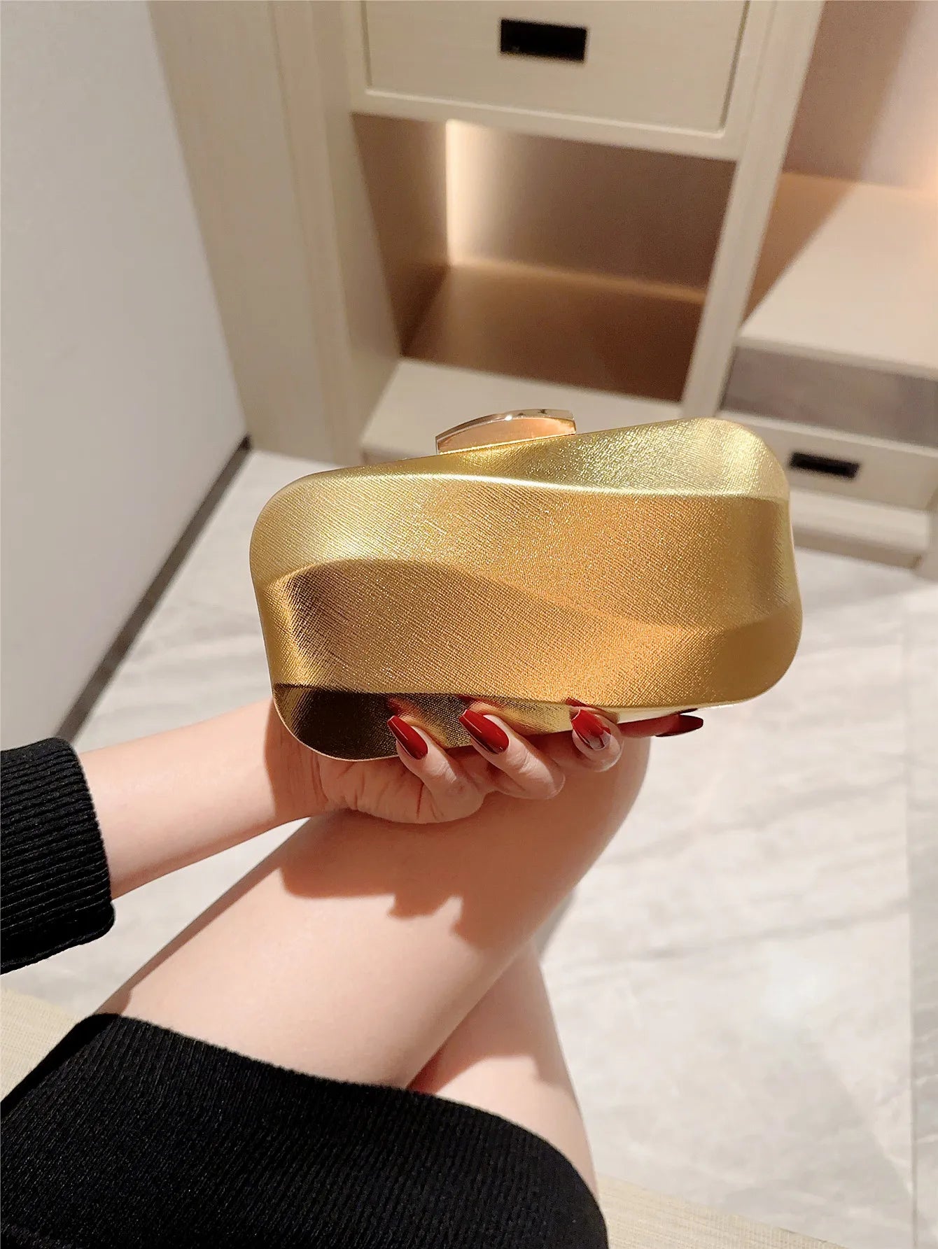 Golden Bar Handbag