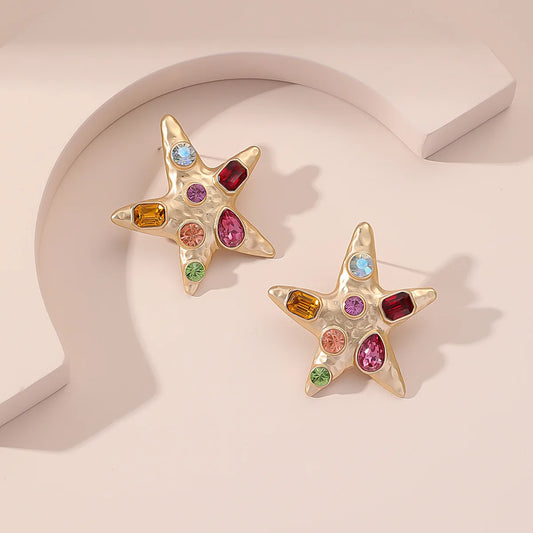 Earrings Starfish Dangle