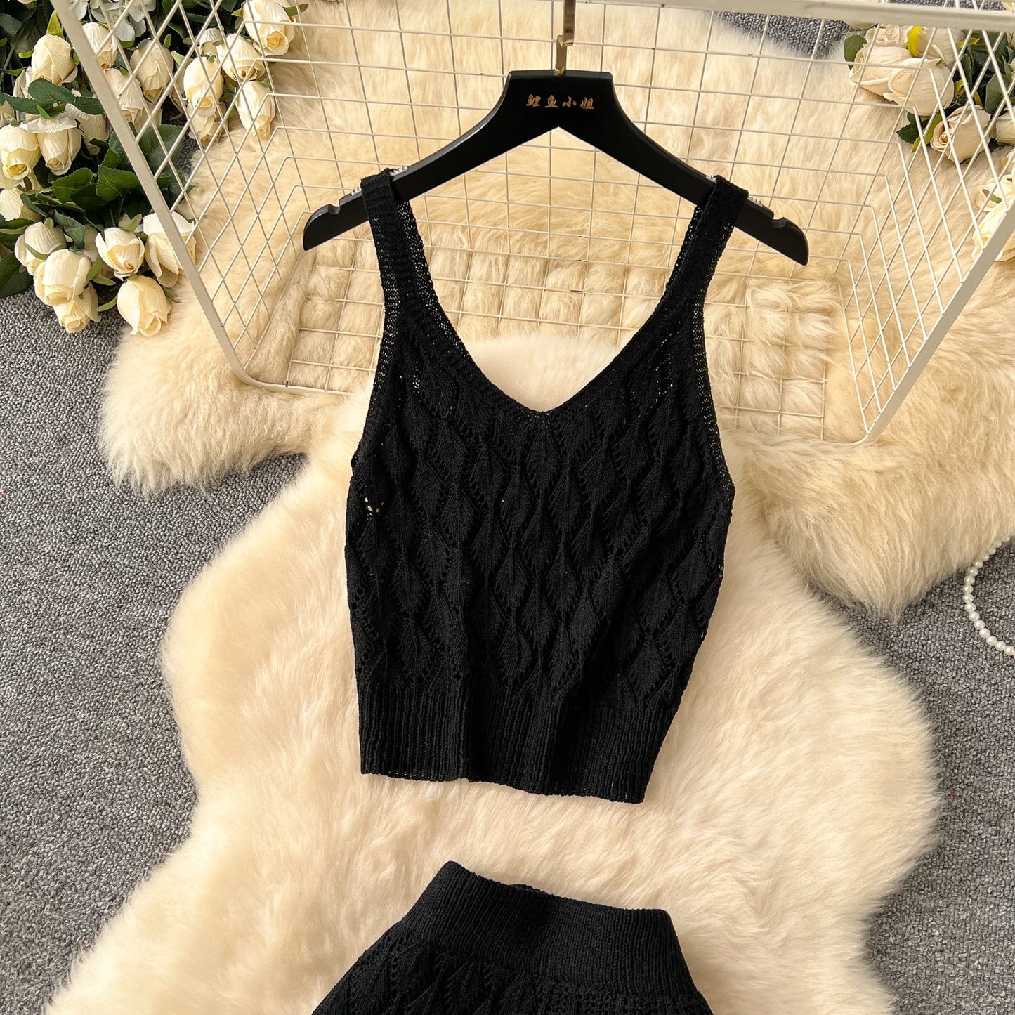 SINGREINY Summer Knitted Beach