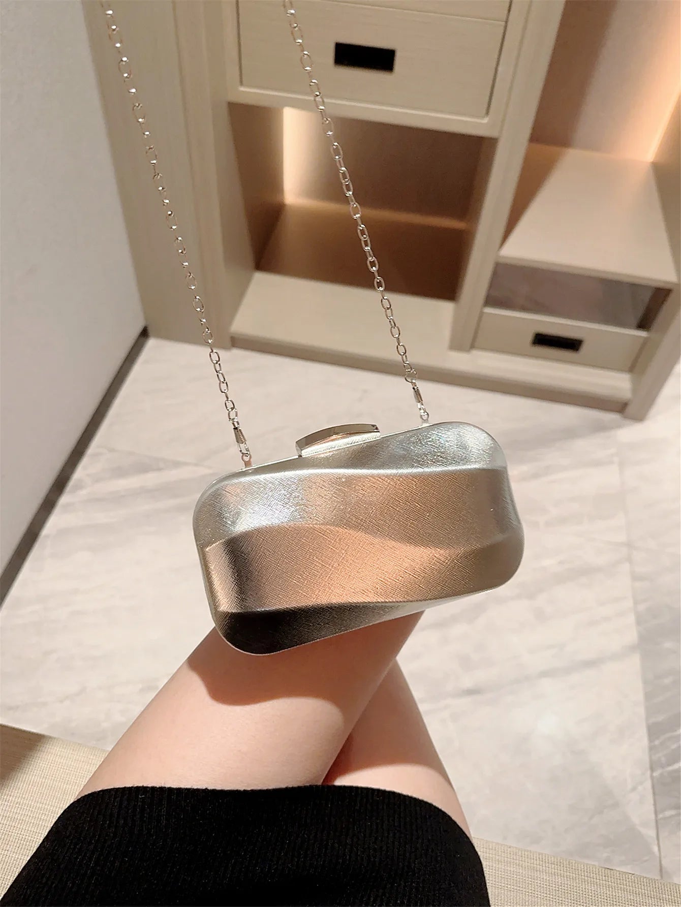 Golden Bar Handbag