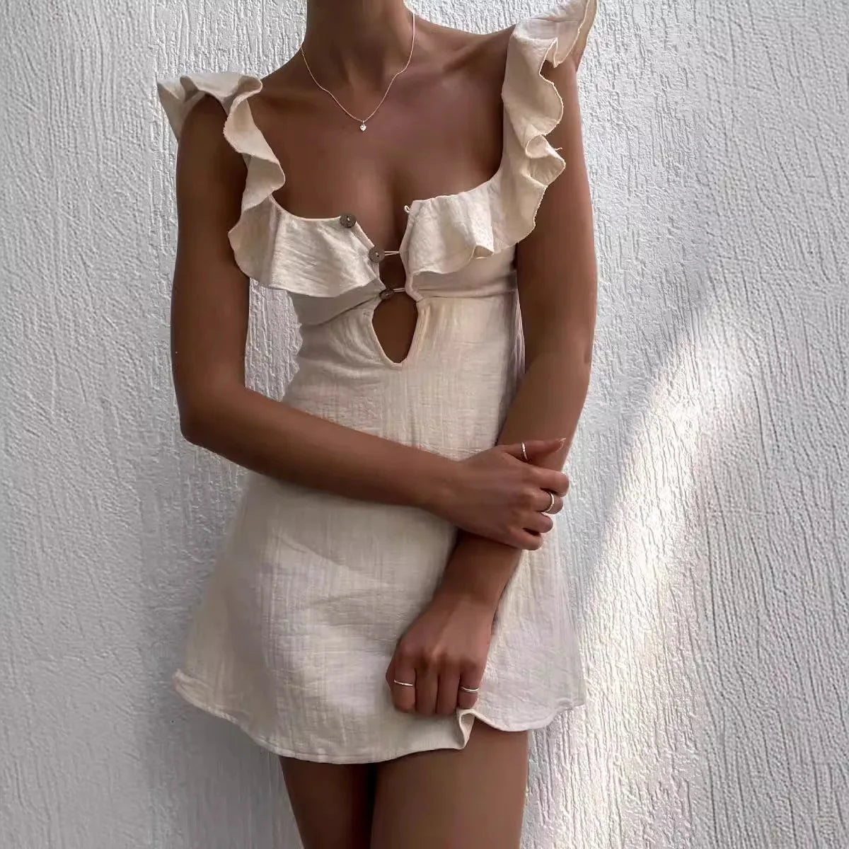 Holiday Retro Mini Beach Dress