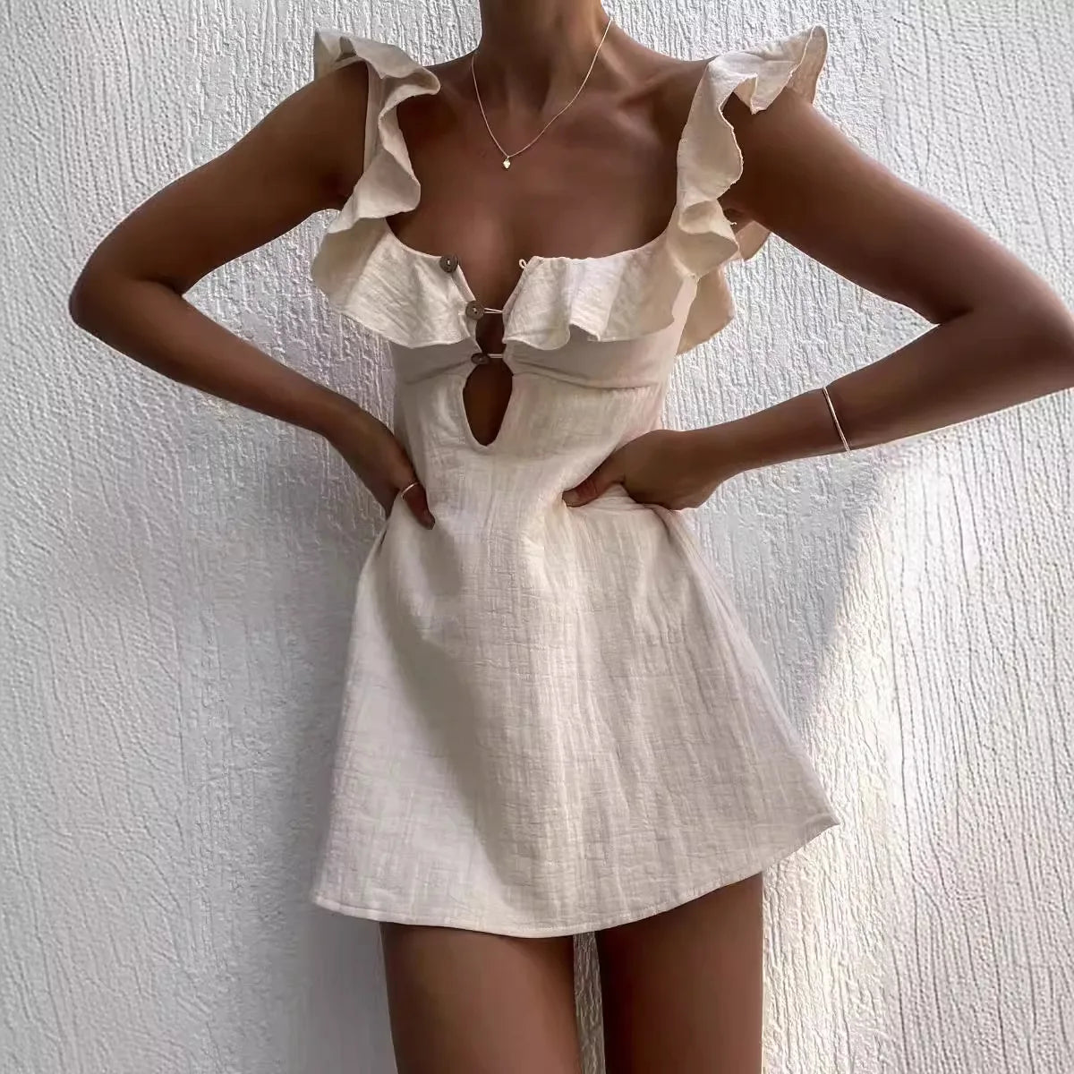 Holiday Retro Mini Beach Dress