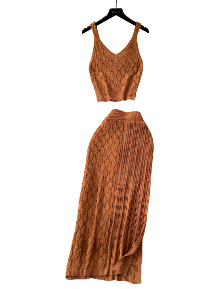 SINGREINY Summer Knitted Beach