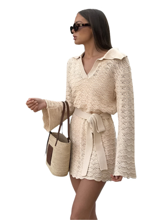 Hazel V Chest Mini Dress