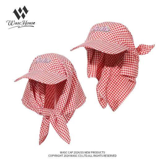 Amara Plaid Bandana Hats