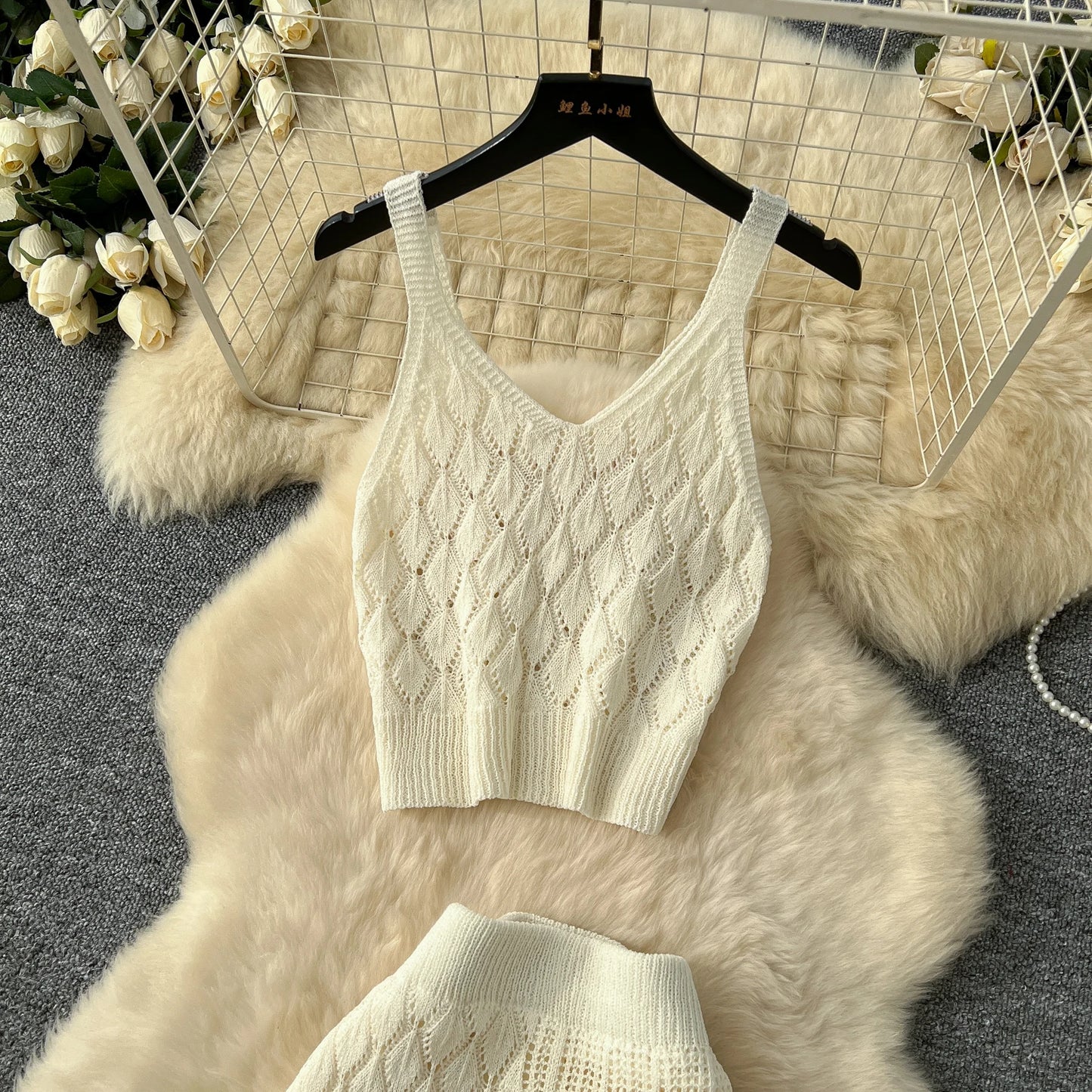 SINGREINY Summer Knitted Beach