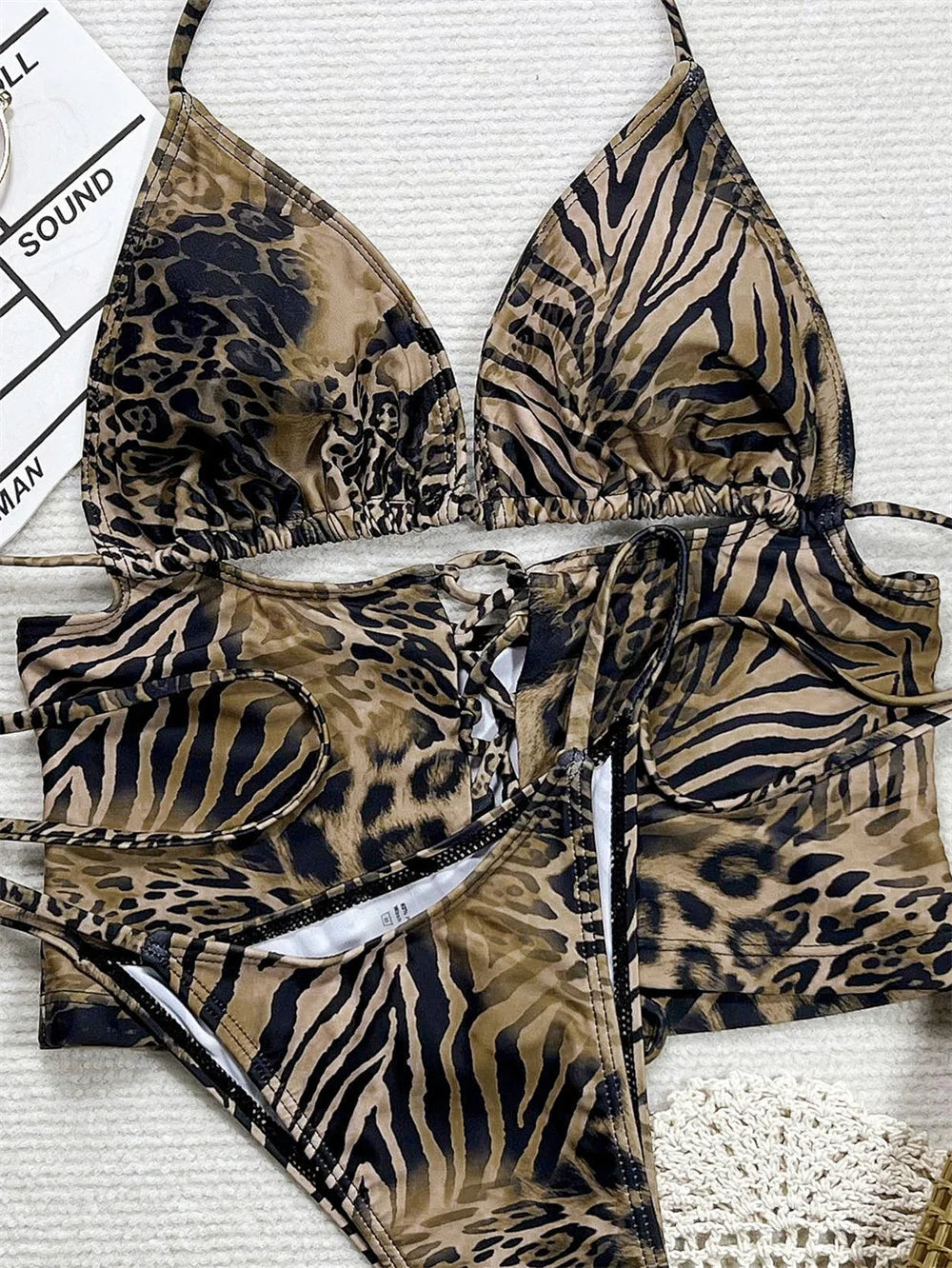Mona Hot 2-piece Leopard Set