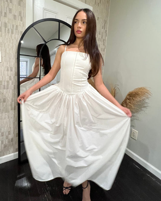 Arabella White Dress